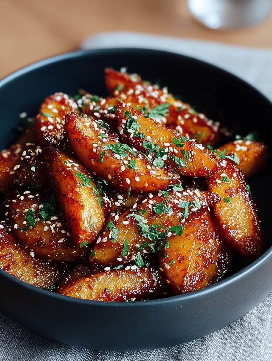 Airfryer Einfach Honig-Chili-Kartoffeln – Schnell & Knusprig image 2