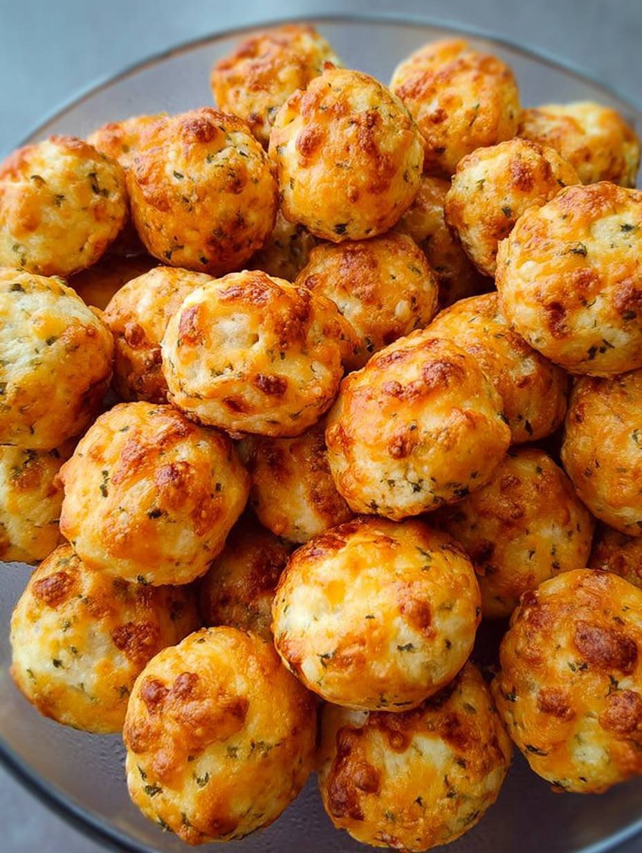 Airfryer Einfach Schnell Goldene Käsebällchen Knusprig image 2