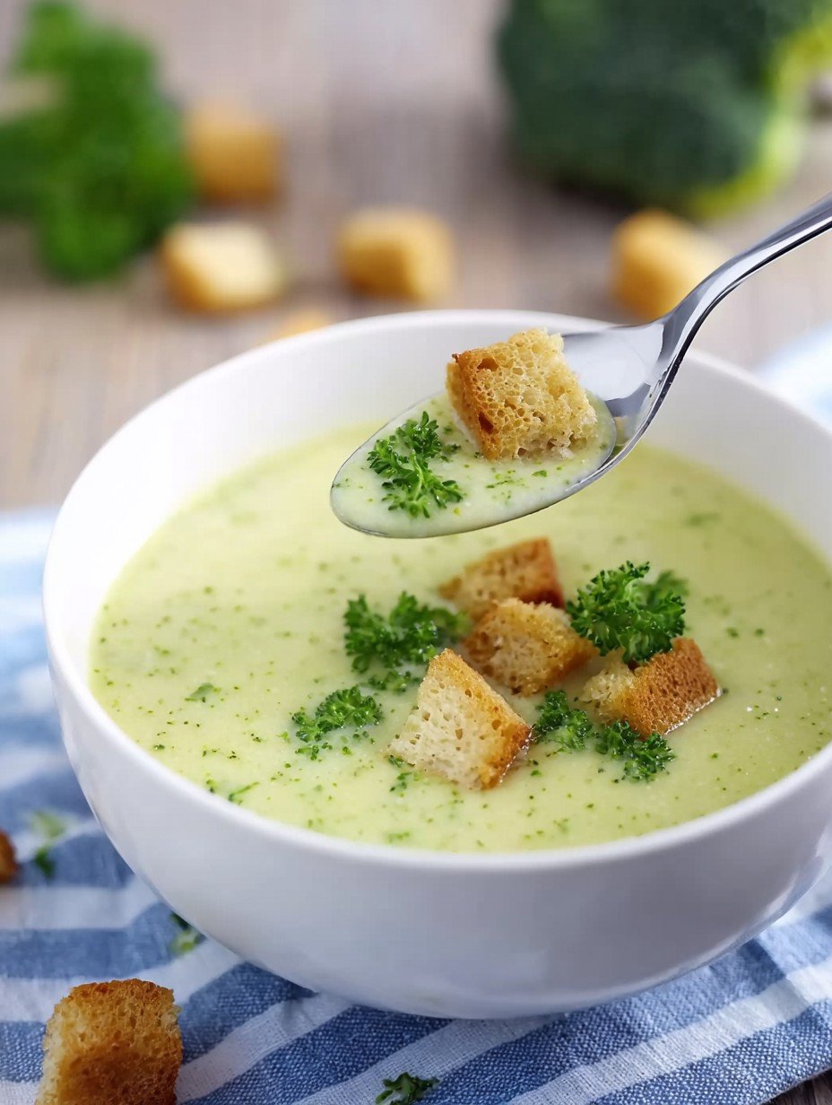 Gesunde Brokkolisuppe | Schnell Einfach Cremig Rezept image 2