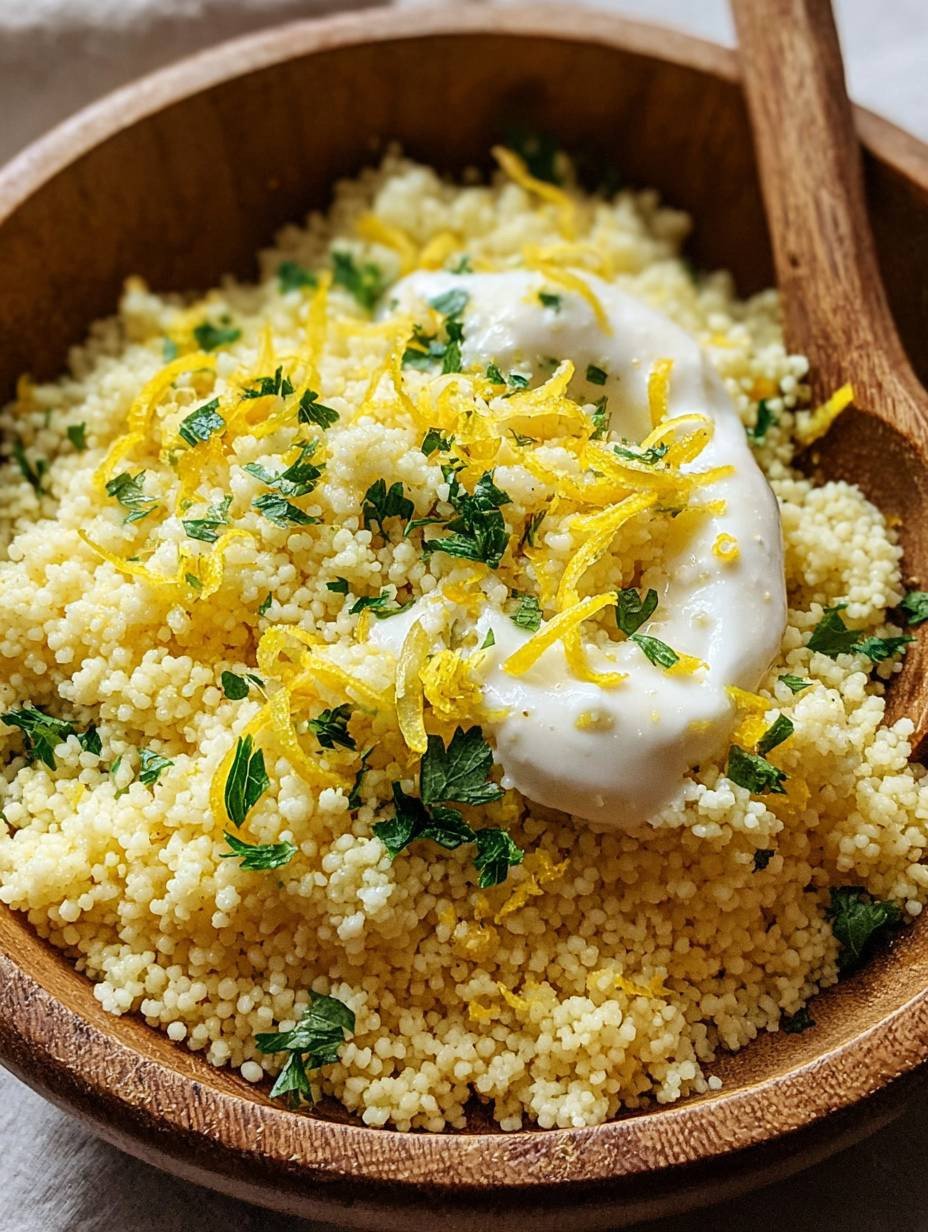 Gesundes Schnelles Zitronencouscous Frisch Leicht image 2