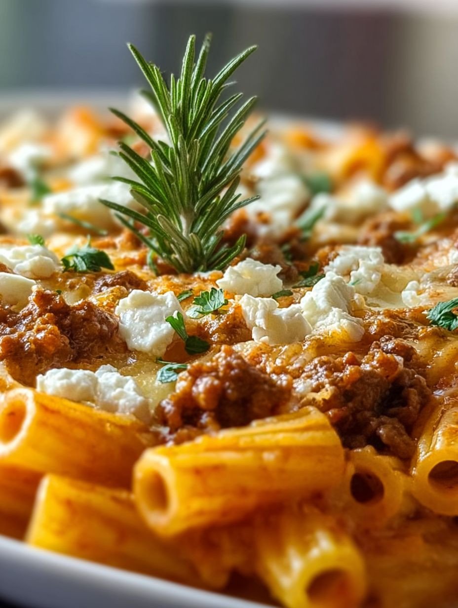 Herzhafter Griechischer Nudelauflauf mit Feta | Schnell & Einfach image 2