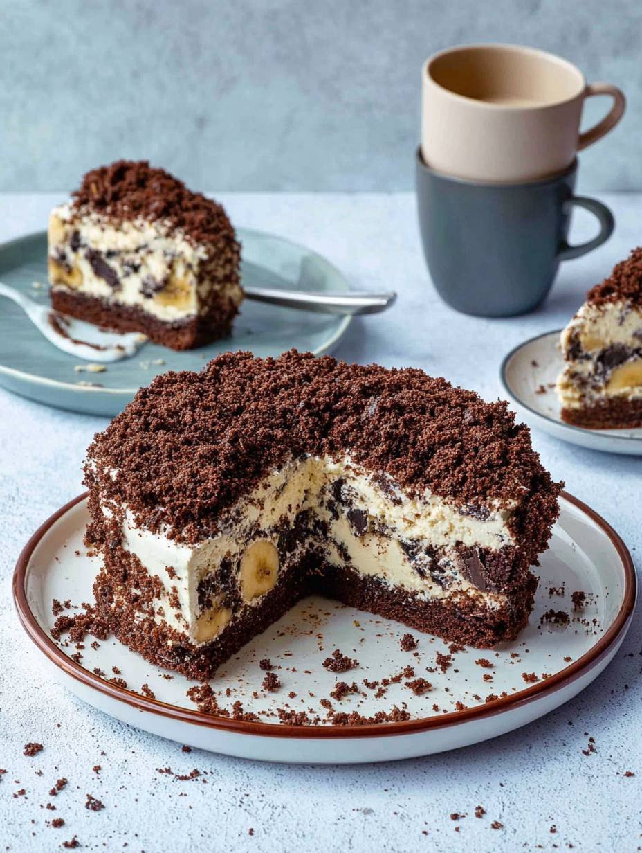 Maulwurfkuchen mit Bananen | Einfach & Schnell image 2