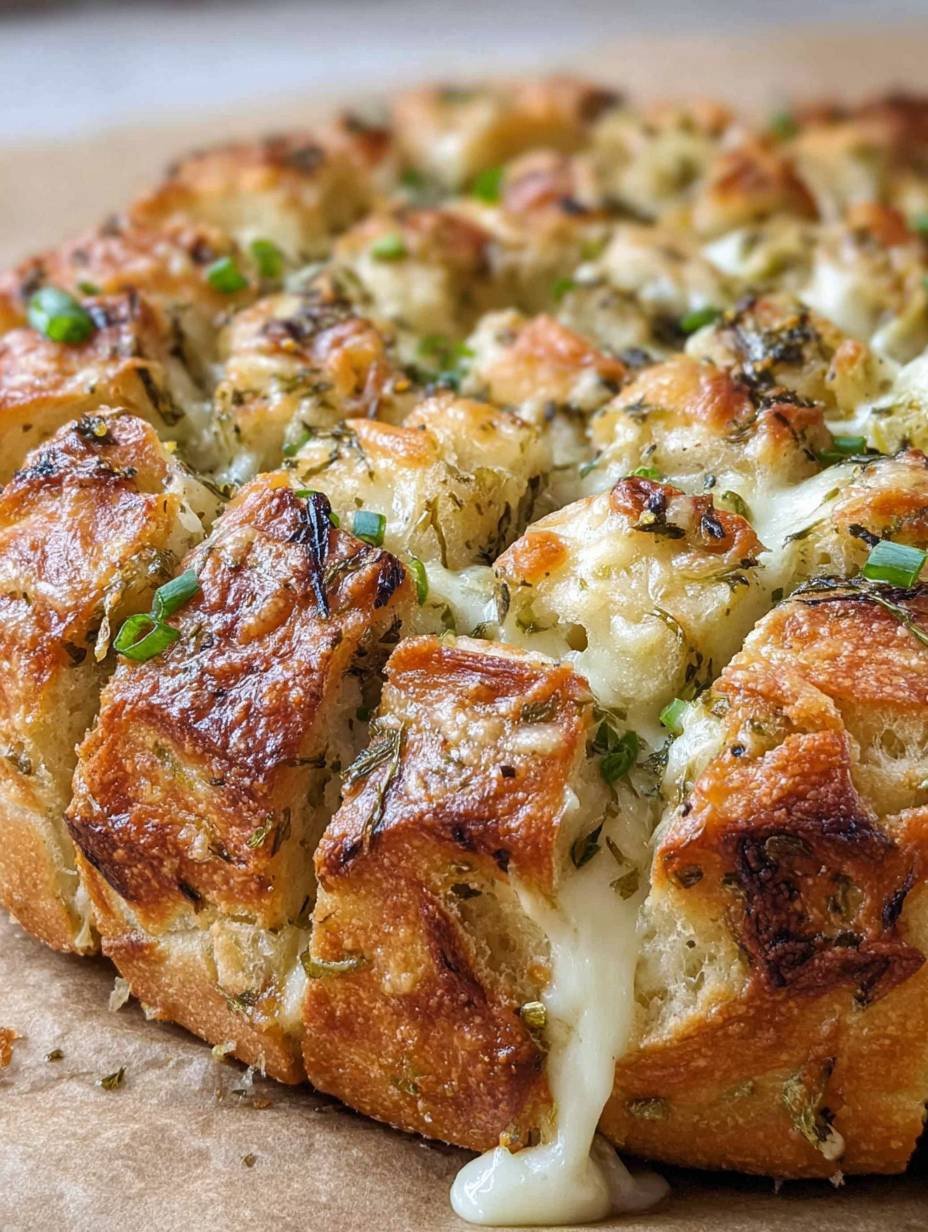 Schnell Beste Airfryer Knoblauch Käse Zupfbrot – Perfekt Knusprig image 2