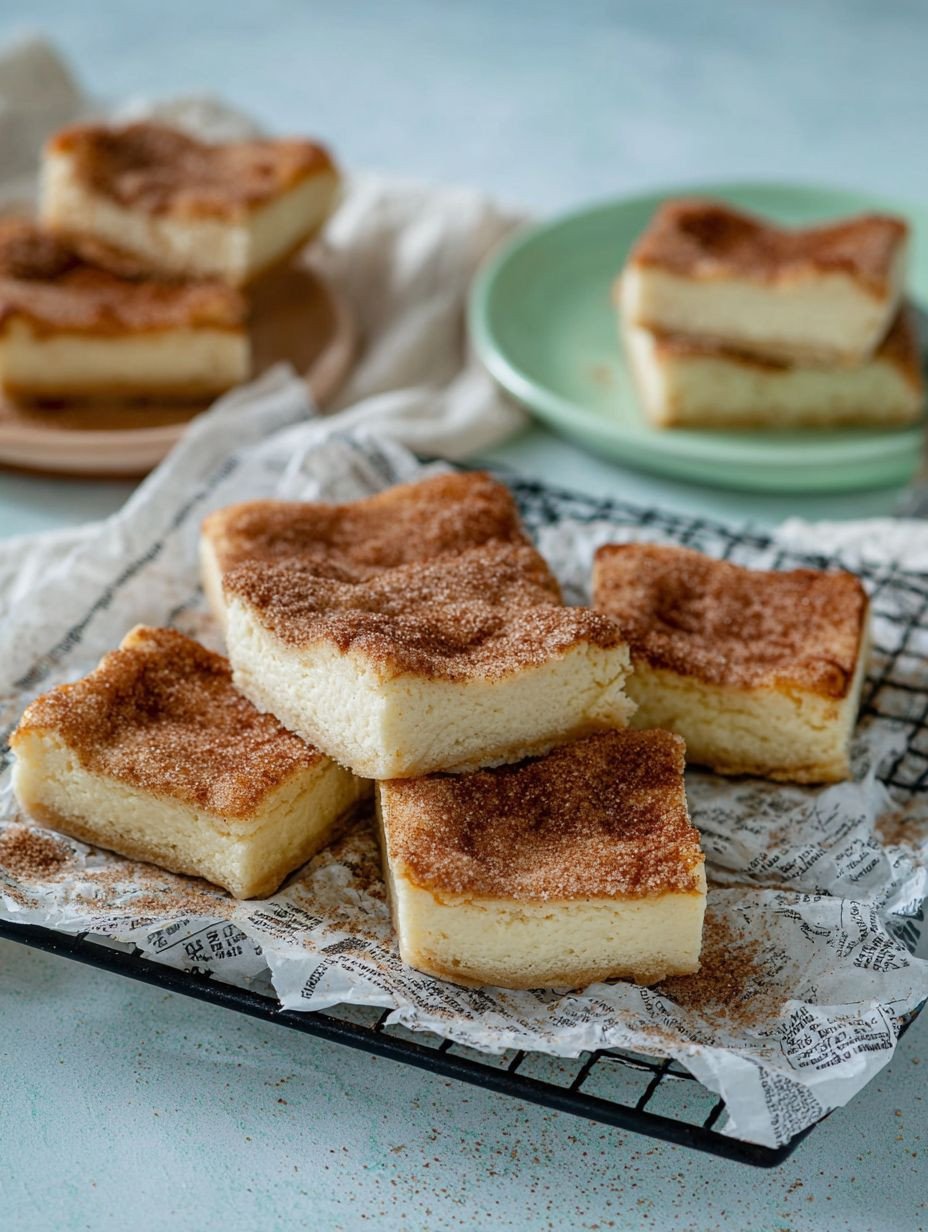 Schneller Einfacher Churros Käsekuchen Riegel Cremig image 2