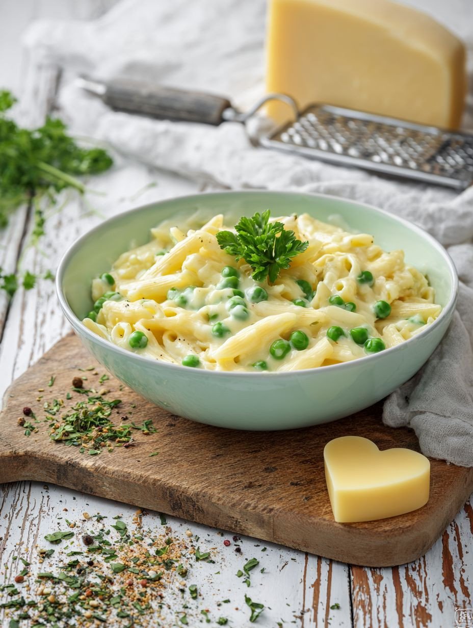 Blitzschnelle Erbsen-Nudeln: Dein cremigstes Rezept image 2