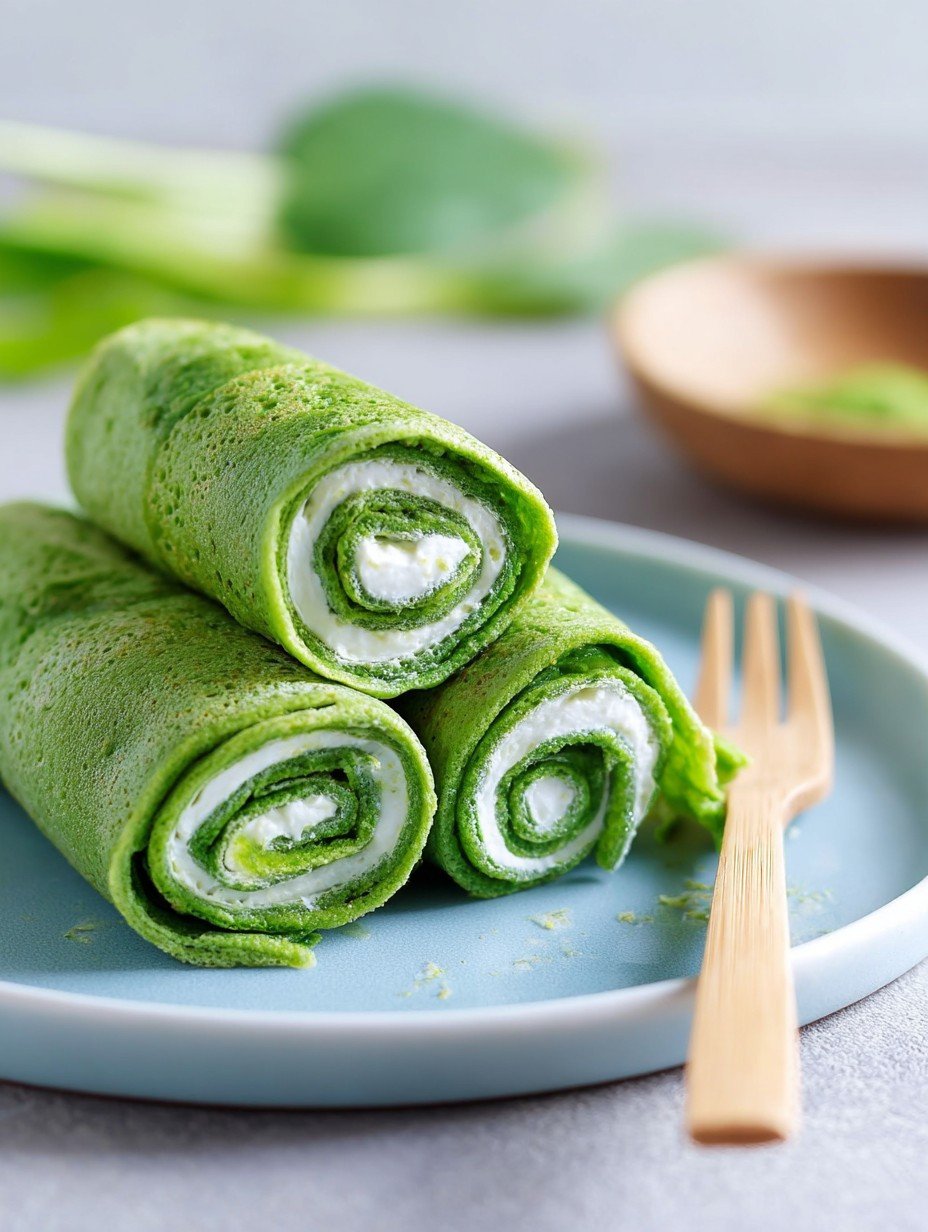 Cremige Matcha Crêpes-Rollen: Dein süßer Genuss image 2