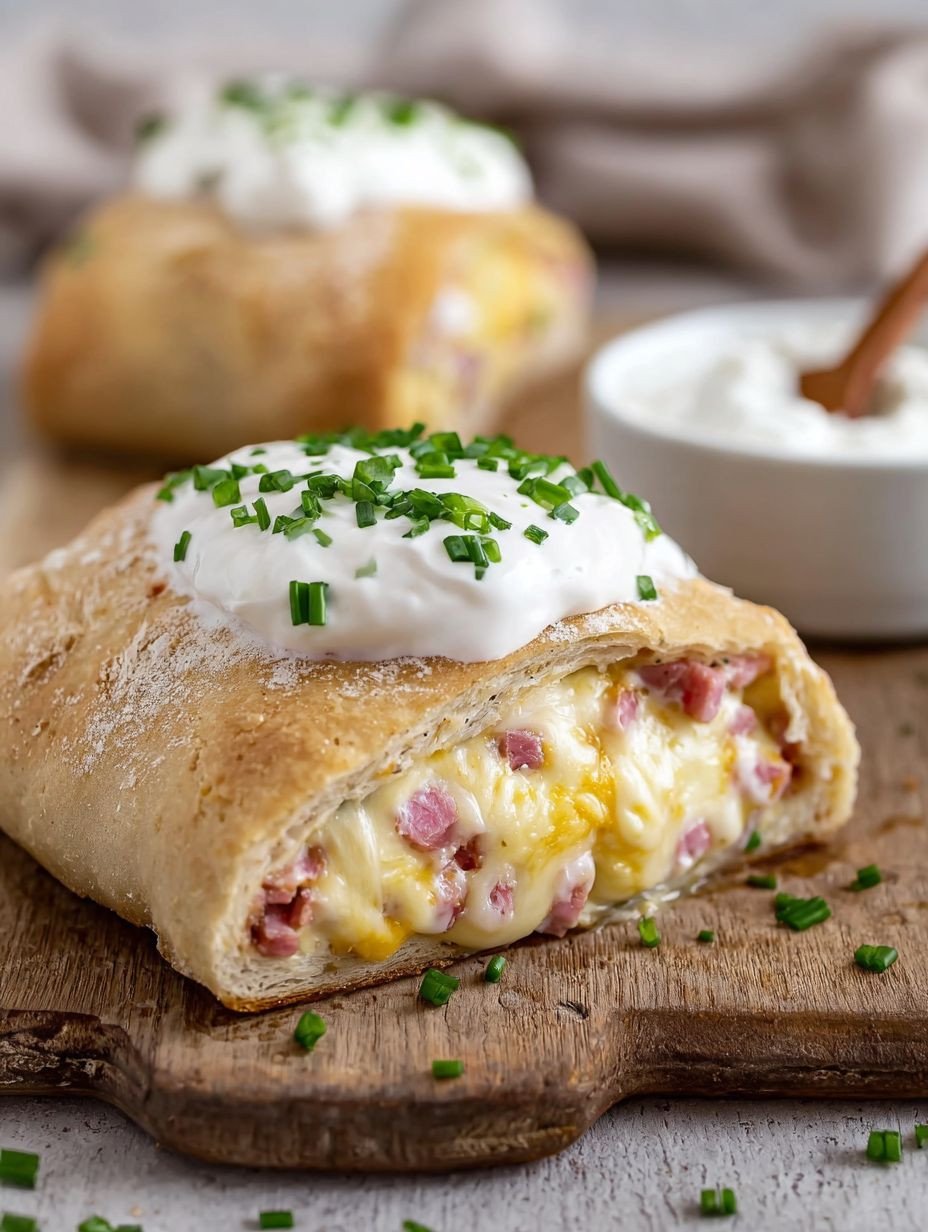 Cremiges Käse-Schinken-Handbrot Rezept image 2