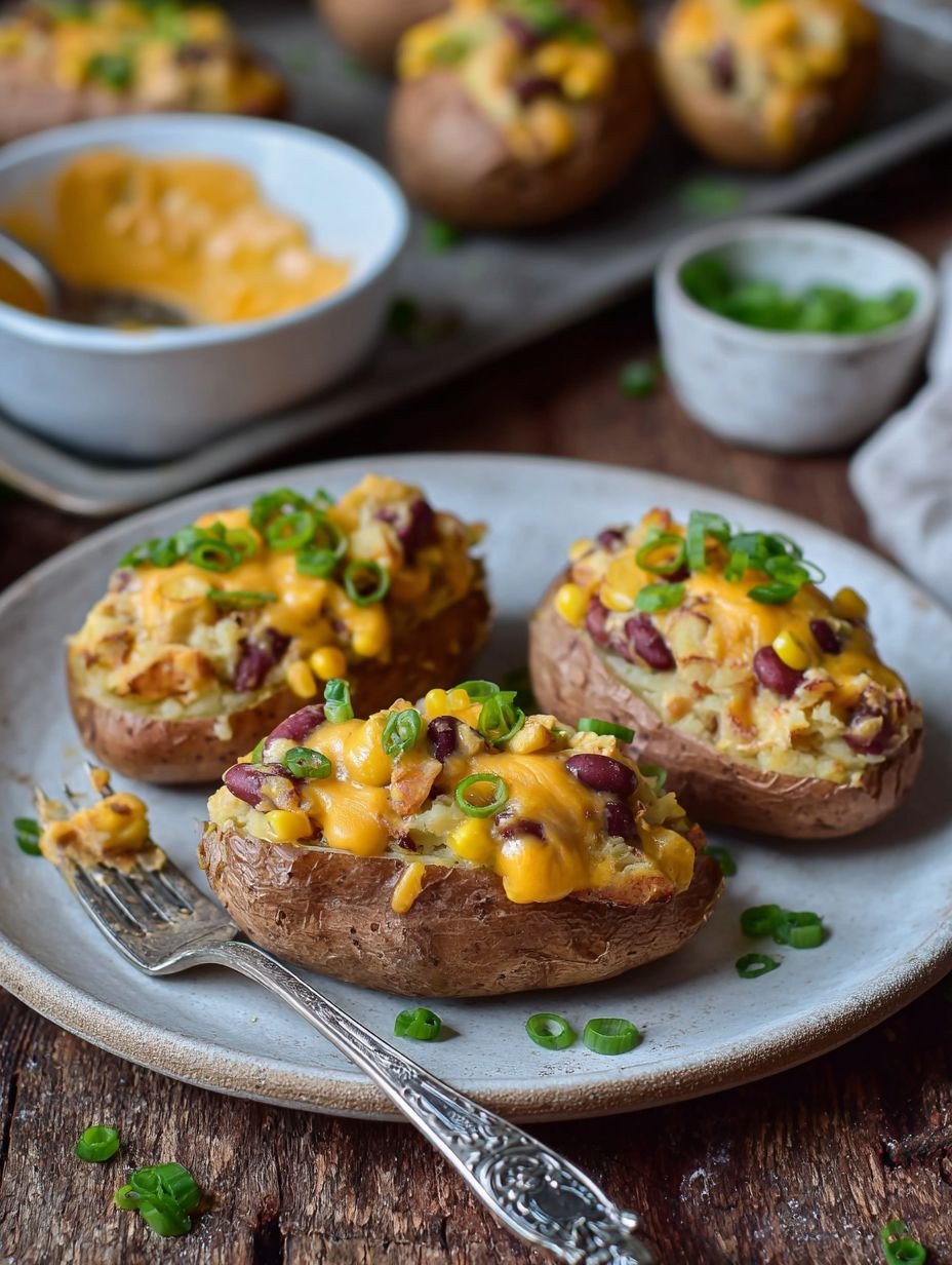 Gefüllte Ofenkartoffeln Rezept | Schnell & vegetarisch image 2