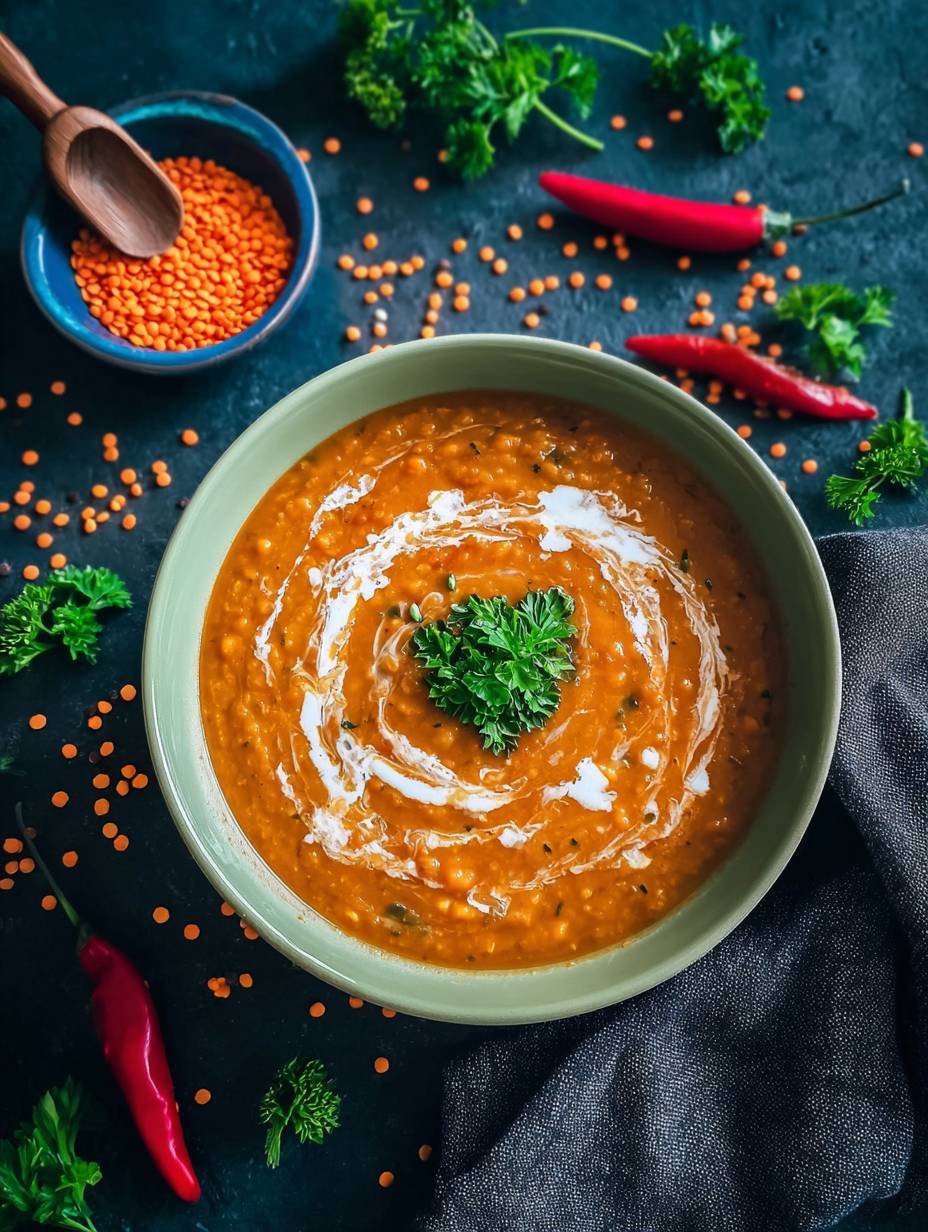 Gesunde Linsensuppe mit Kokosmilch – in 25 Minuten image 2