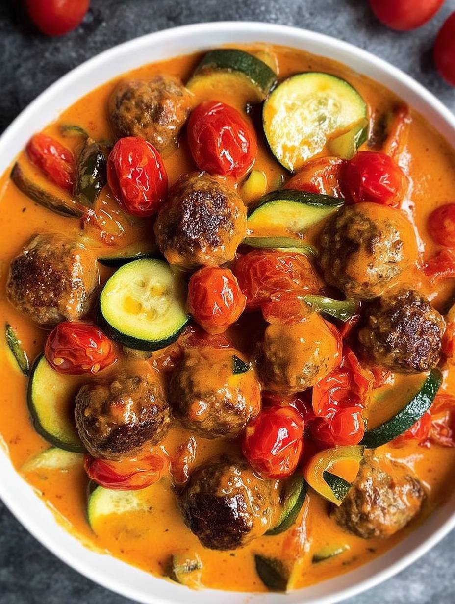 So zart: Mediterrane Hackbällchen in cremiger Soße. image 2