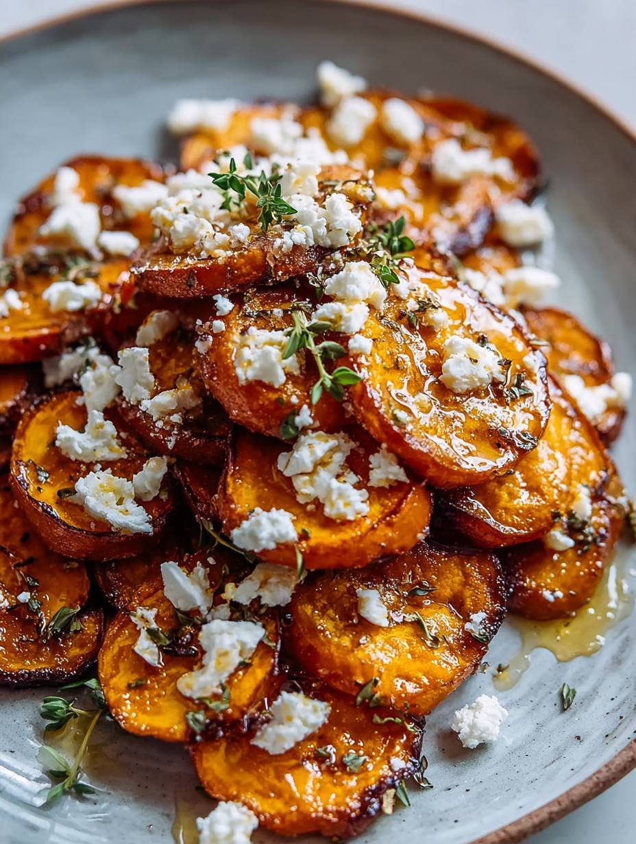 Süßkartoffeln mit Honig, Feta & Thymian – unwiderstehlich! image 2