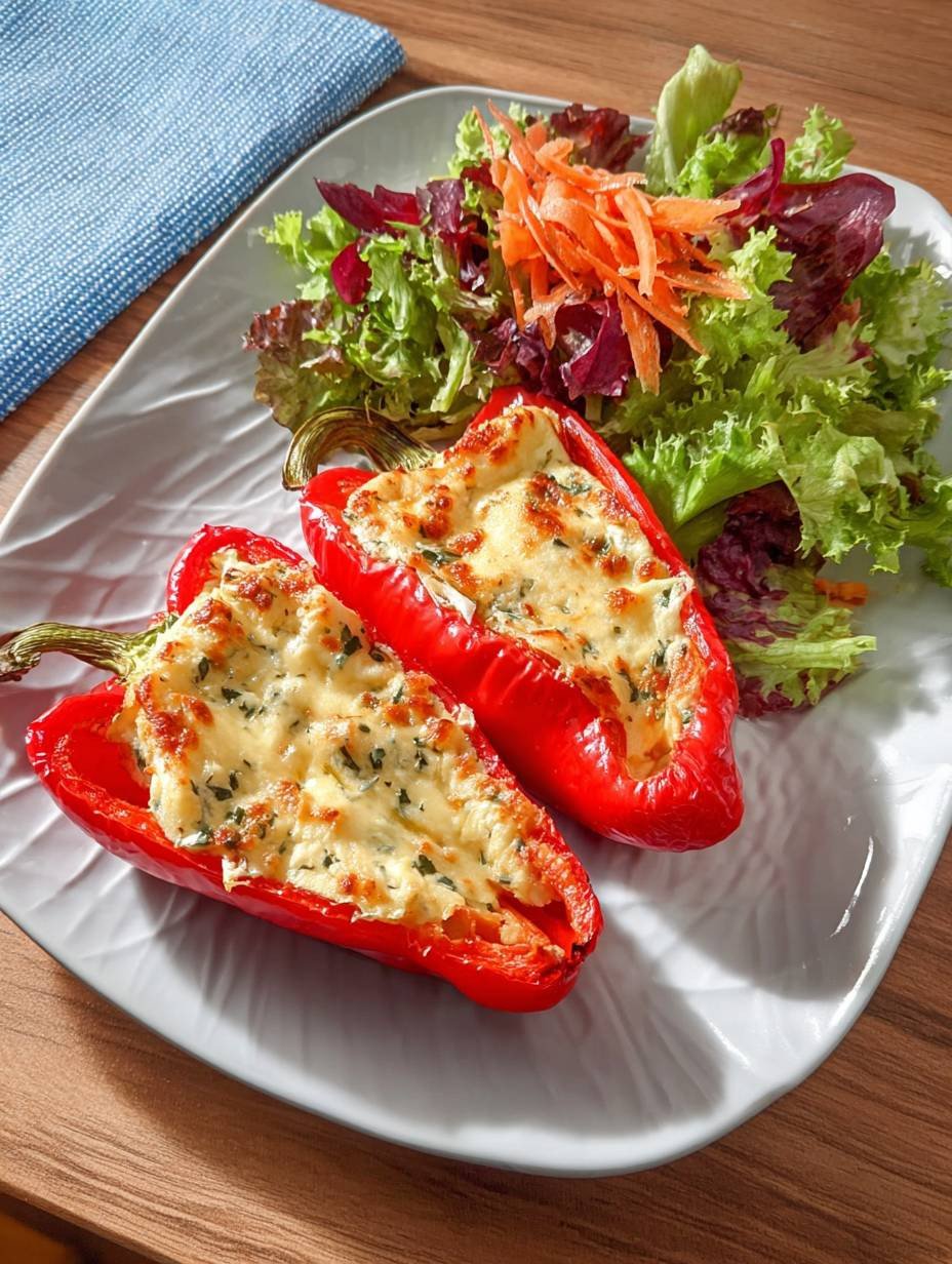 Cremige Feta Paprika: Dein gesundes Abendessen image 2