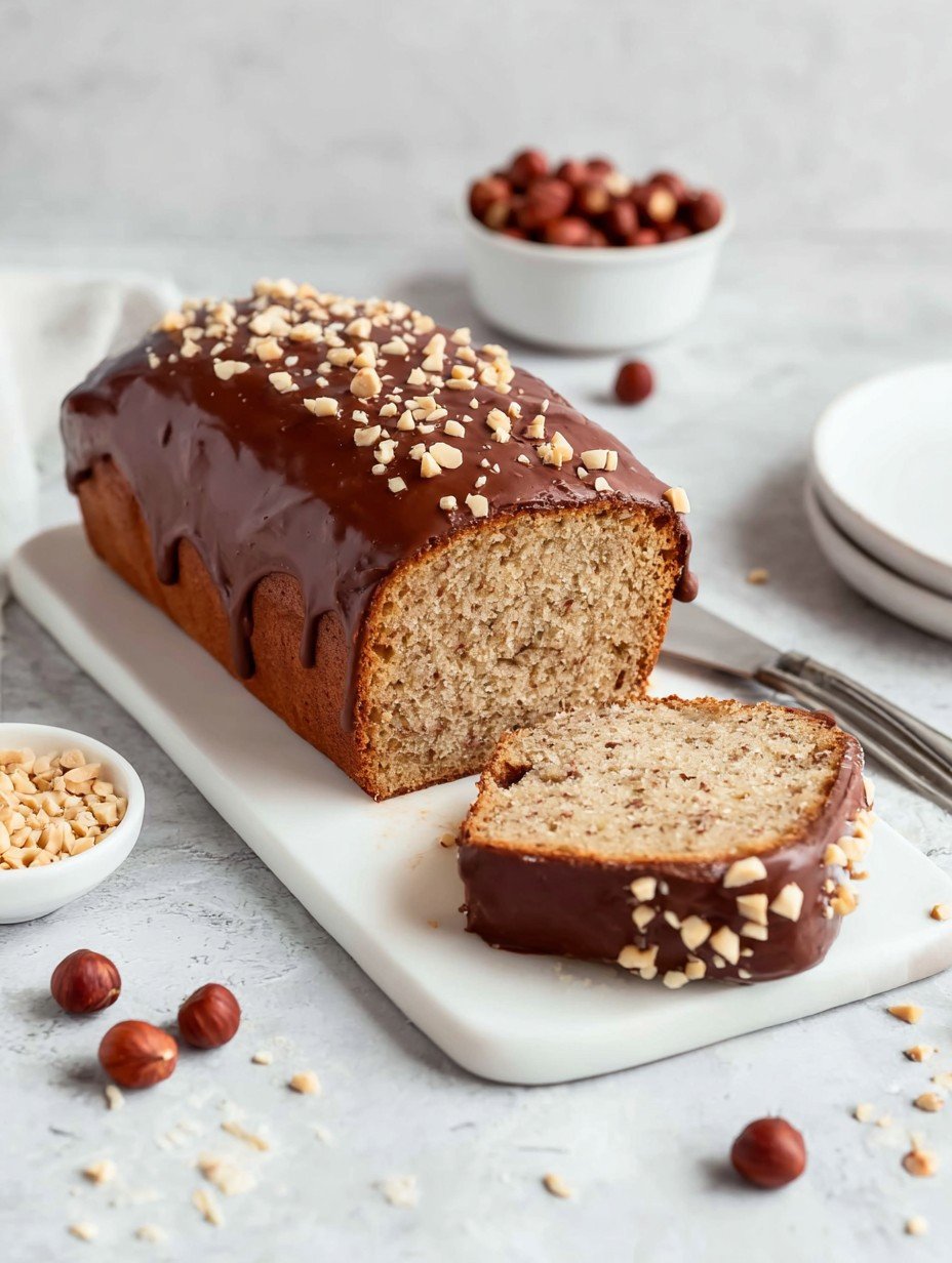 Der saftigste Haselnusskuchen mit Schokoglasur image 2