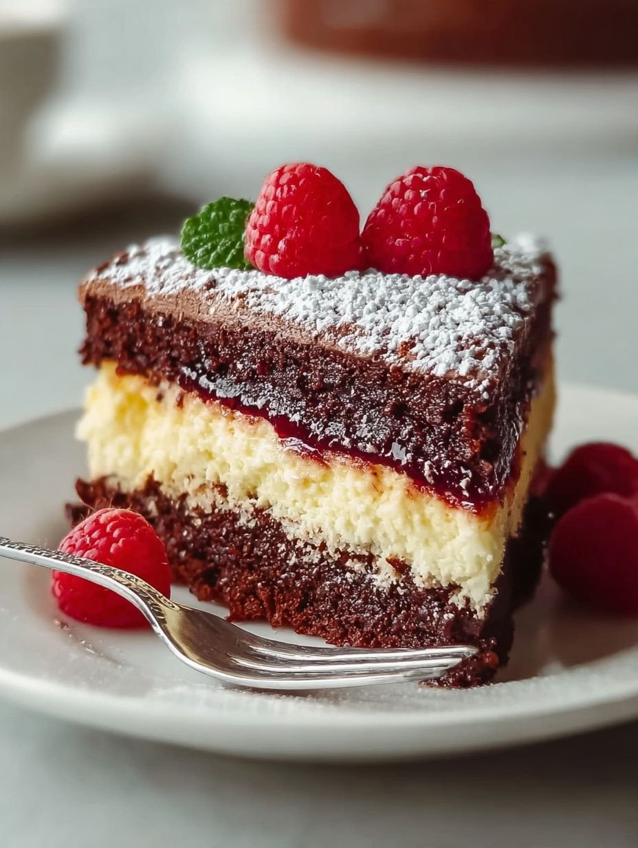 Ein himmlisch cremiger Schoko-Quark-Kuchen image 2