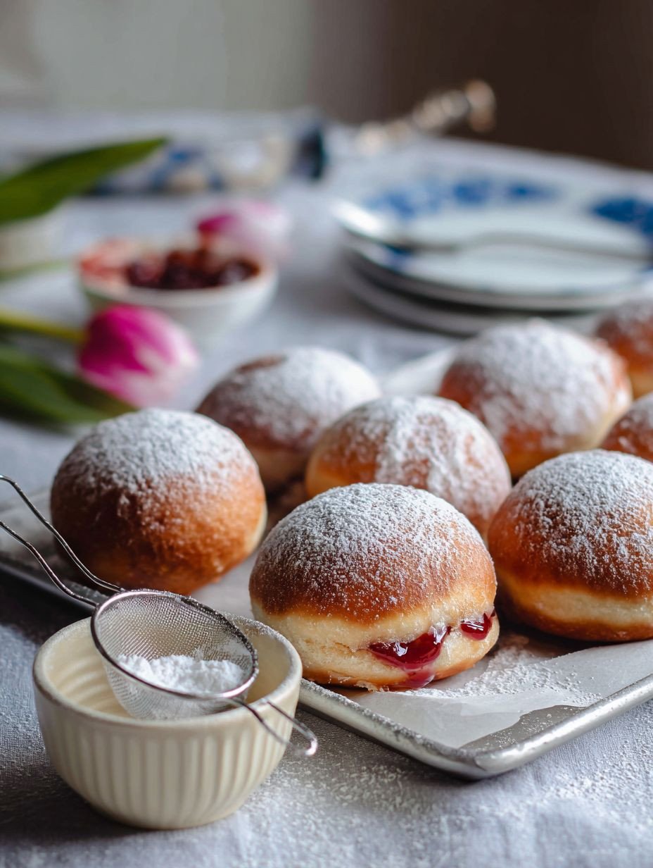 Flauschige Berliner mit Marmeladenfüllung image 2