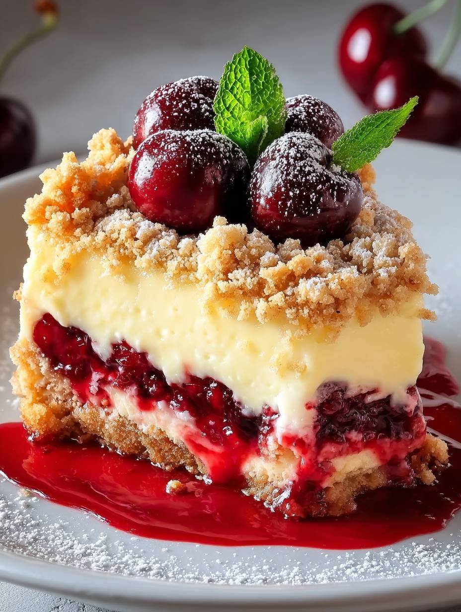 Kirsch-Streusel-Puddingkuchen – einfach unwiderstehlich! image 2