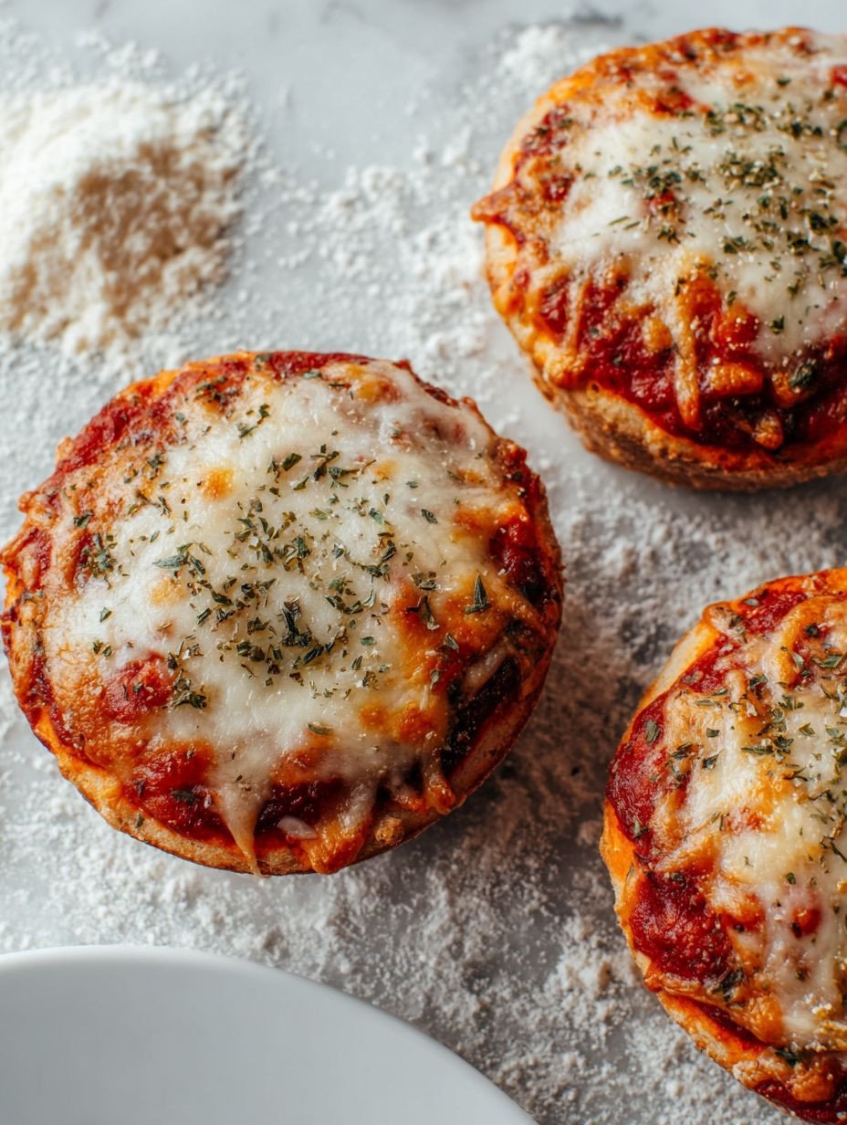 So backst du fluffige Skyr Pizza Muffins | Rezept image 2