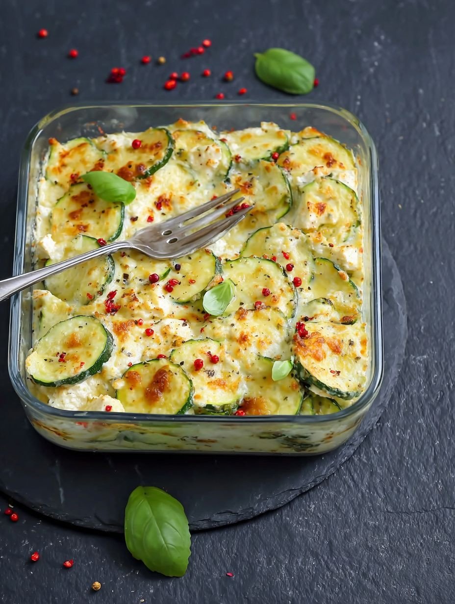 Traumhafter Zucchini-Auflauf mit Feta-Käse image 2