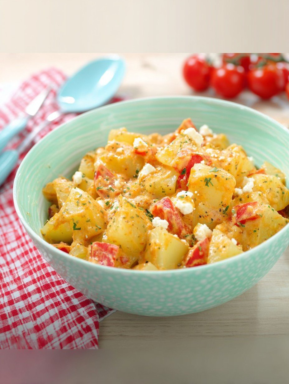 Unwiderstehliche Kartoffelpfanne mit Tomaten & Feta. image 2